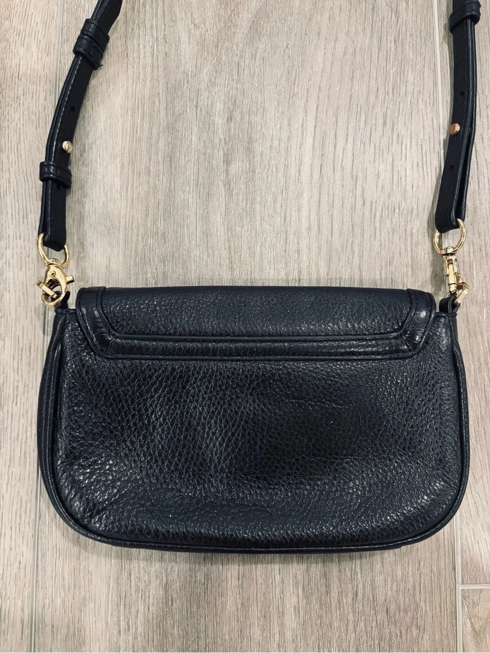 Tory Burch Amanda Leather Crossbody Bag in Black with Dust Bag